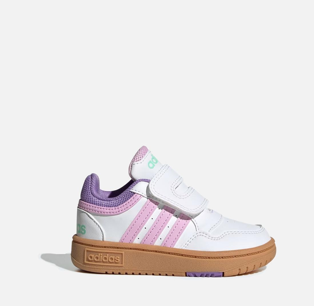 Бебешки маратонки Adidas Hoops 3.0 CFI White/Violet HP9046
