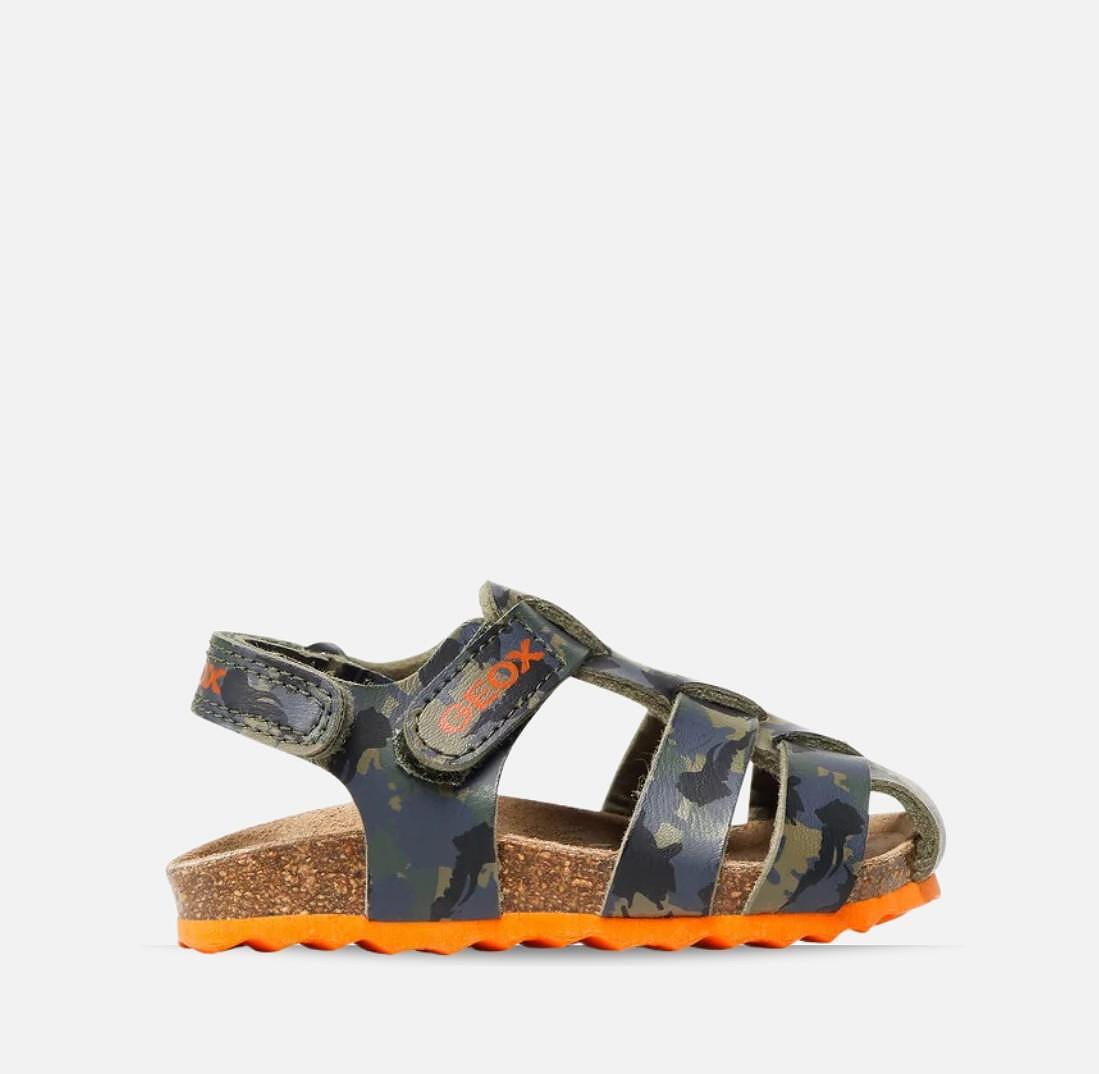 Бебешки сандали GEOX Chalki Military B252QB C0623