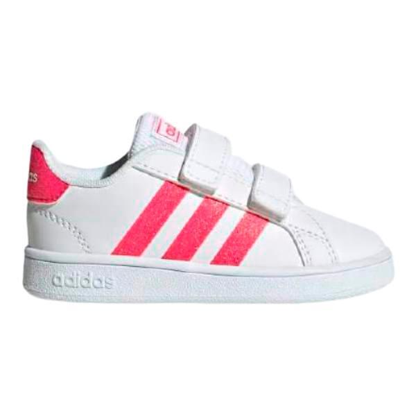 Бебешки спортни обувки ADIDAS GRAND COURT Бяло