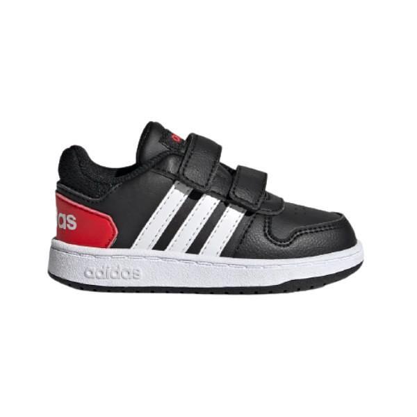 Βρεφικά αθλητικά παπούτσια ADIDAS HOOPS Μαύρο