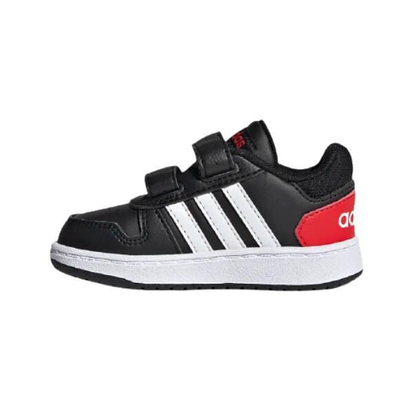 Βρεφικά αθλητικά παπούτσια ADIDAS HOOPS Μαύρο
