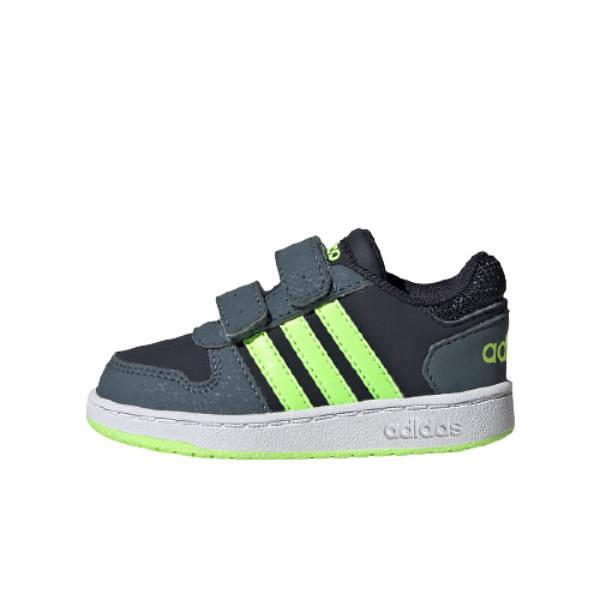 Βρεφικά αθλητικά παπούτσια ADIDAS HOOPS Γκρι FW5241