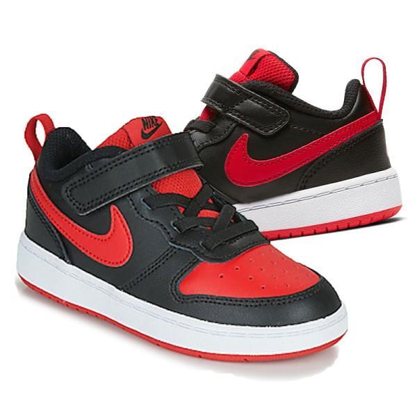 Бебешки спортни обувки NIKE COURT BOROUGH Черно с червено BQ5453 007