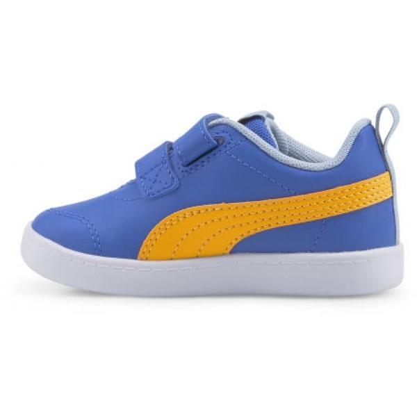 Pantofi sport pentru bebeluși PUMA COURTFLEX Albaștri cu accente galbene