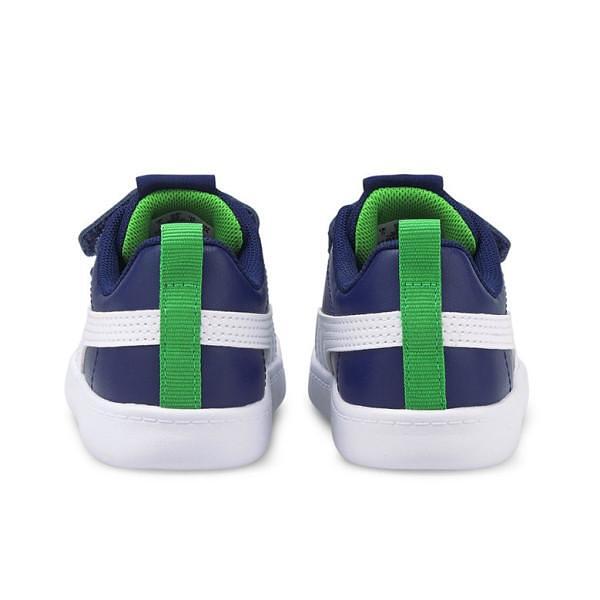 Pantofi sport pentru bebeluși PUMA COURTFLEX bleumarin cu verde