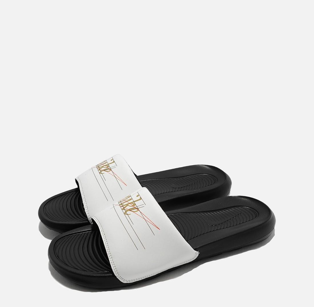 Παντόφλες Nike Victori One Slide Print Black/White CN9678-103