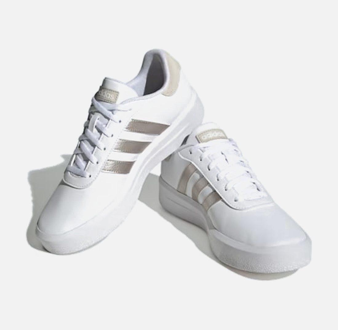 Дамски кецове ADIDAS Court Platform White/Gold/Grey ID1969