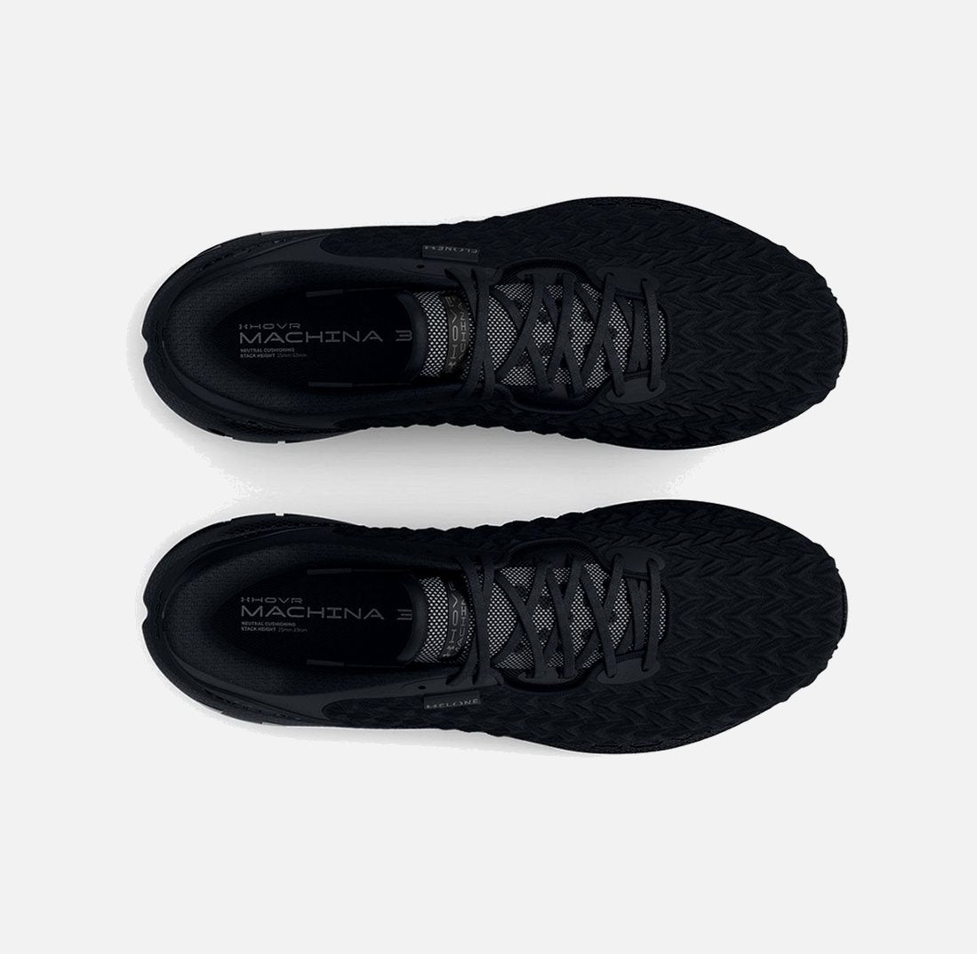 Adidași damă Under Armour HOVR Machina 3 Clone Black / White / Metallic Silver 3026732-001