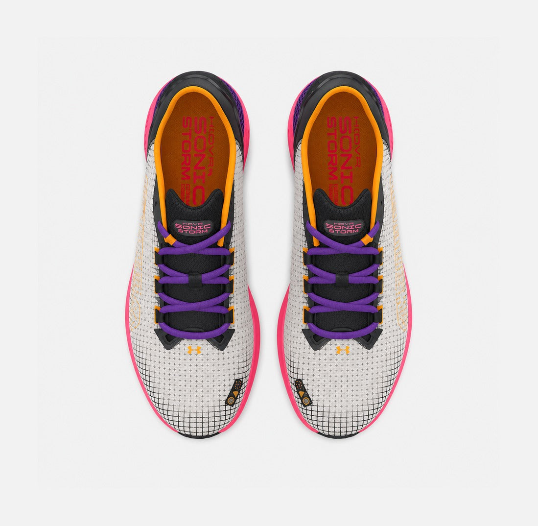 Дамски маратонки Under Armour HOVR Sonic 6 Storm White Clay / Pink Shock / Metro Purple 3026553-300
