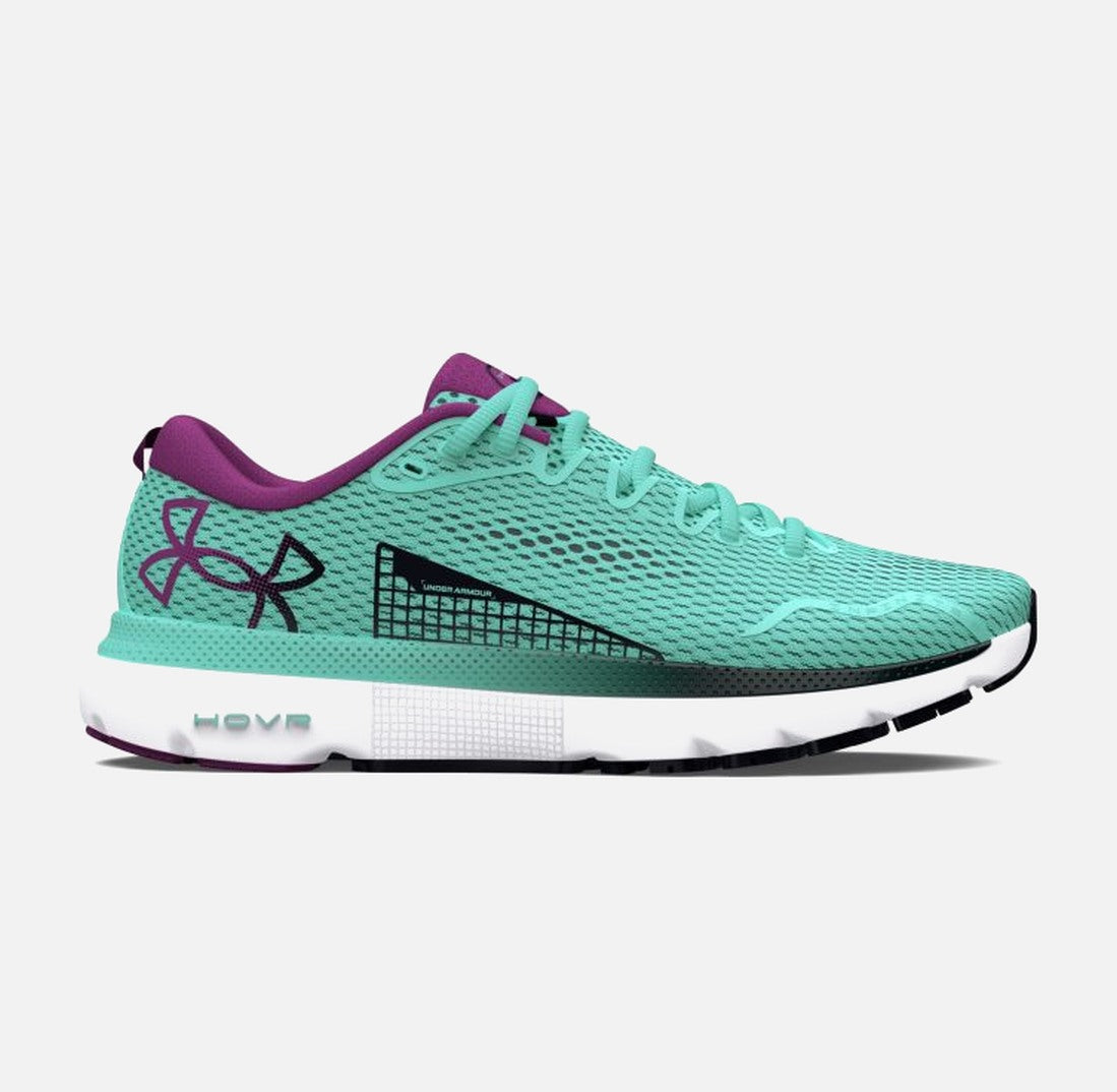 Дамски маратонки за бягане Under Armour HOVR Infinite 5 Neo Turquoise/Whitе/Mystic Magenta 3026550-300