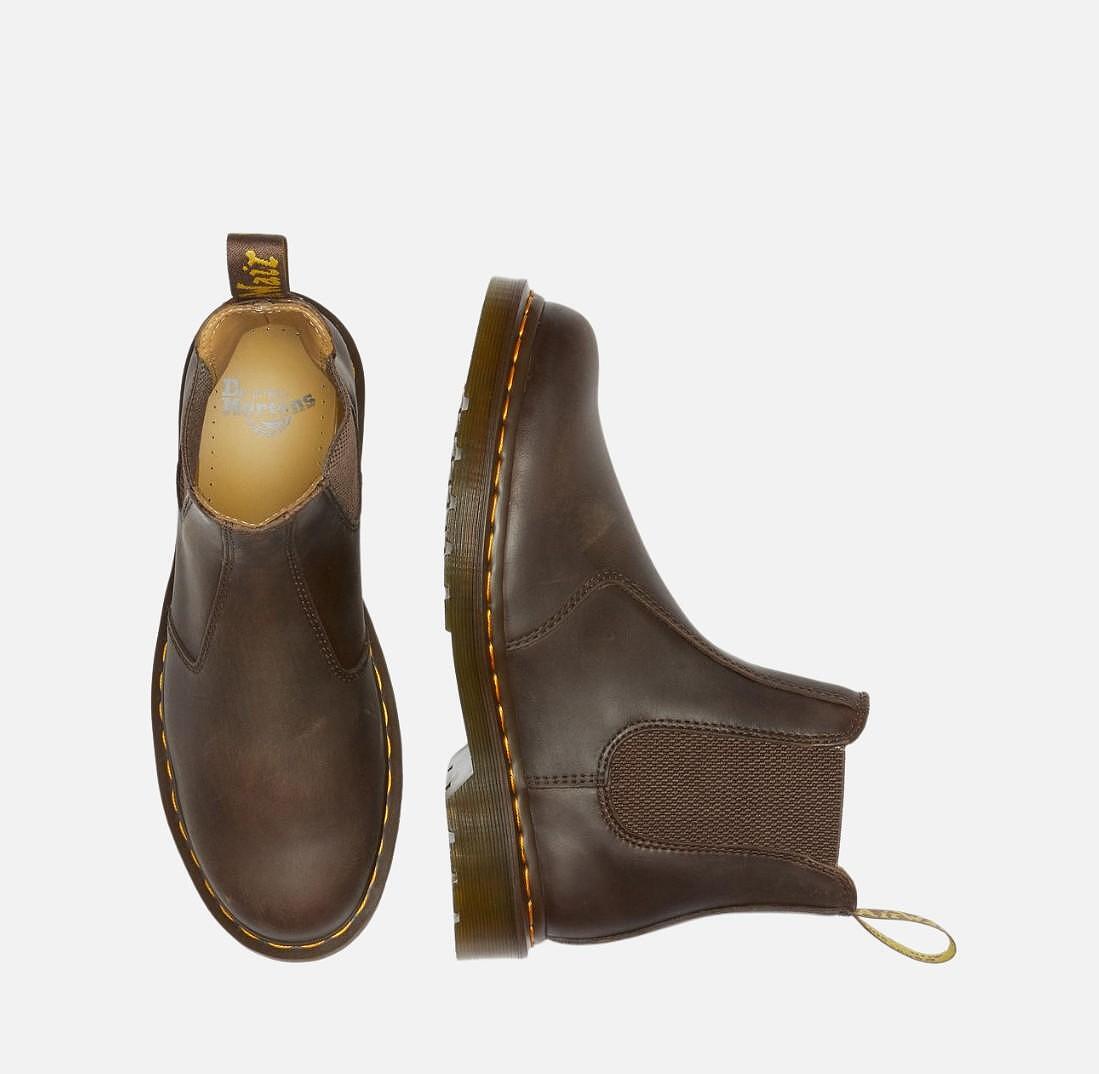 Дамски обувки боти Dr. Martens Chelsea 2976 Brown 27486201
