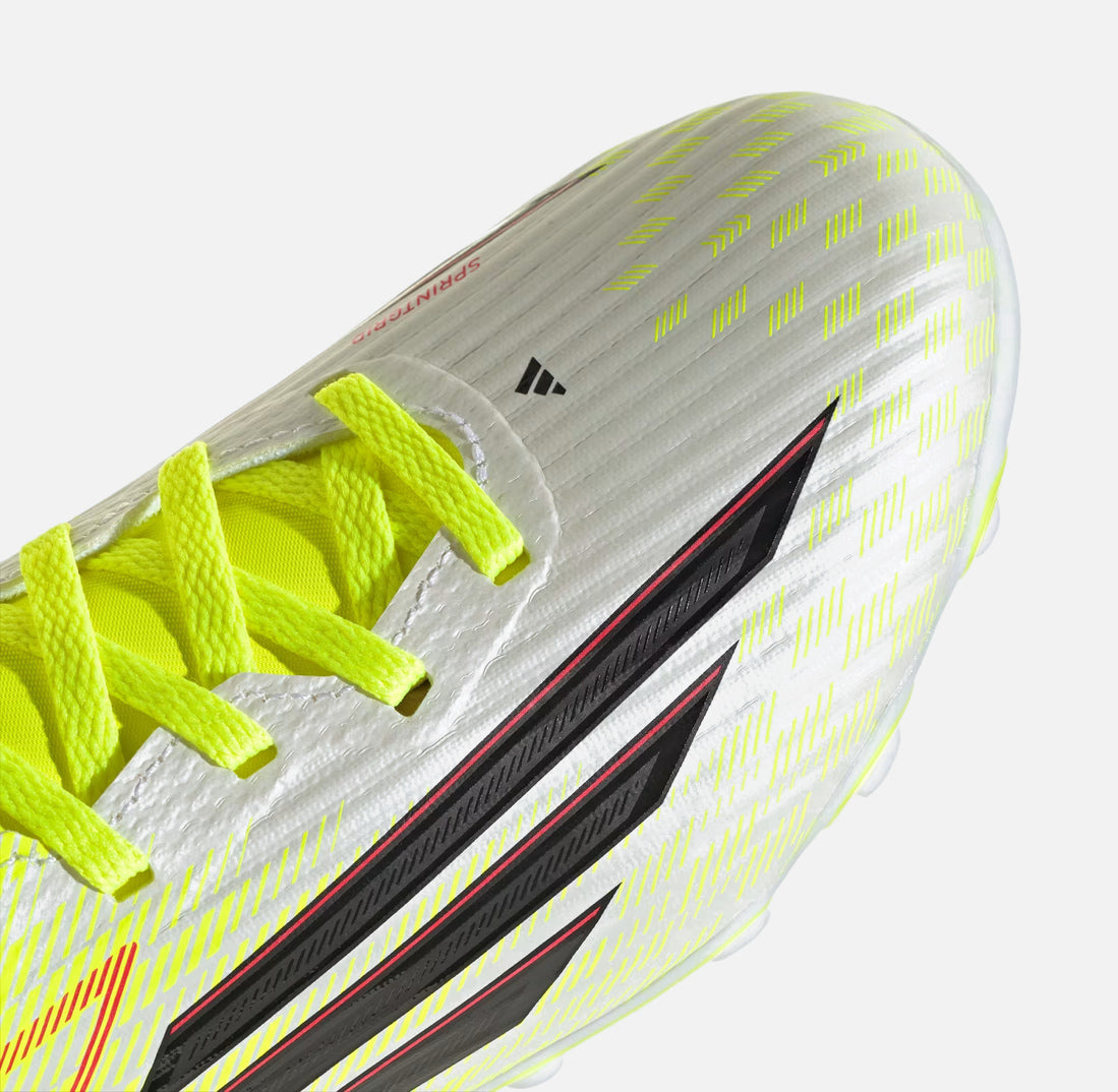 Детски футболни обувки калеври ADIDAS F50 League MG Yellow/Black/Red JR9022