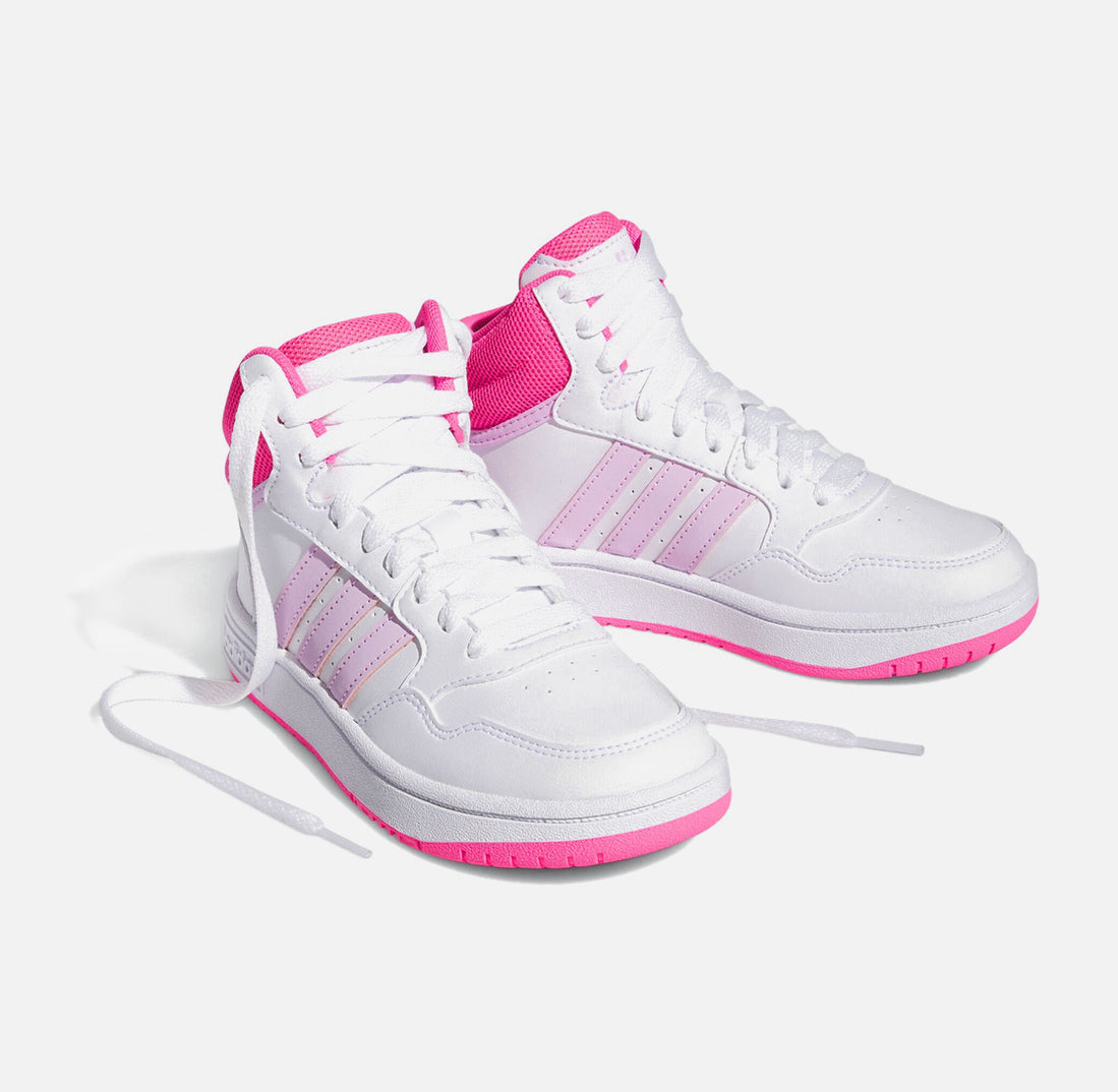 Детски кецове ADIDAS Hoops Mid 3.0 K White IF2722