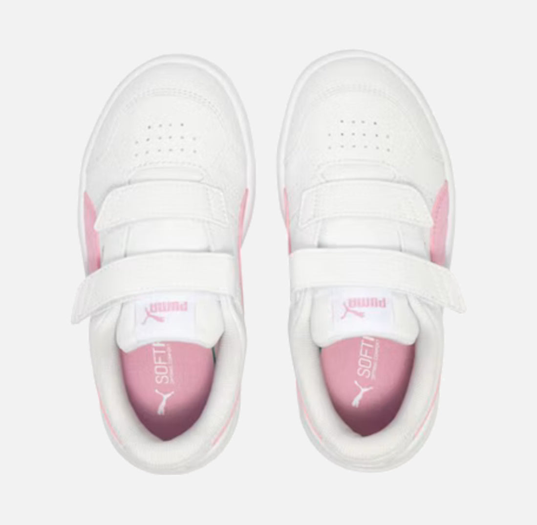 Детски маратонки PUMA Evolve Court V PS White/Pink 389145-05
