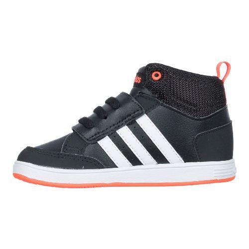 Παιδικά ψηλά sneakers Adidas Hoops Μαύρο/Λευκό BB9973