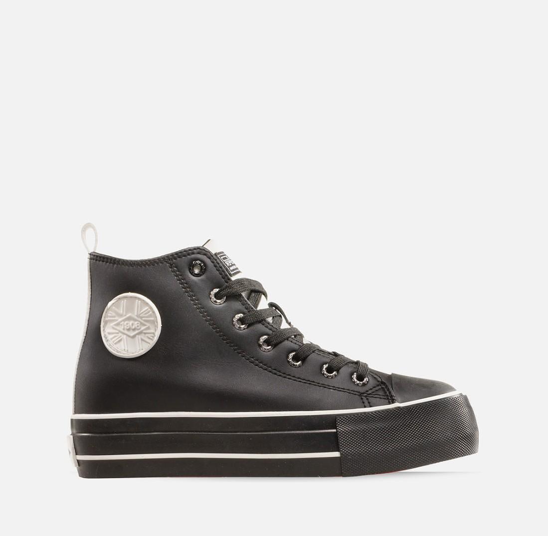 Кецове на платформа Lee Cooper Black G-702-26