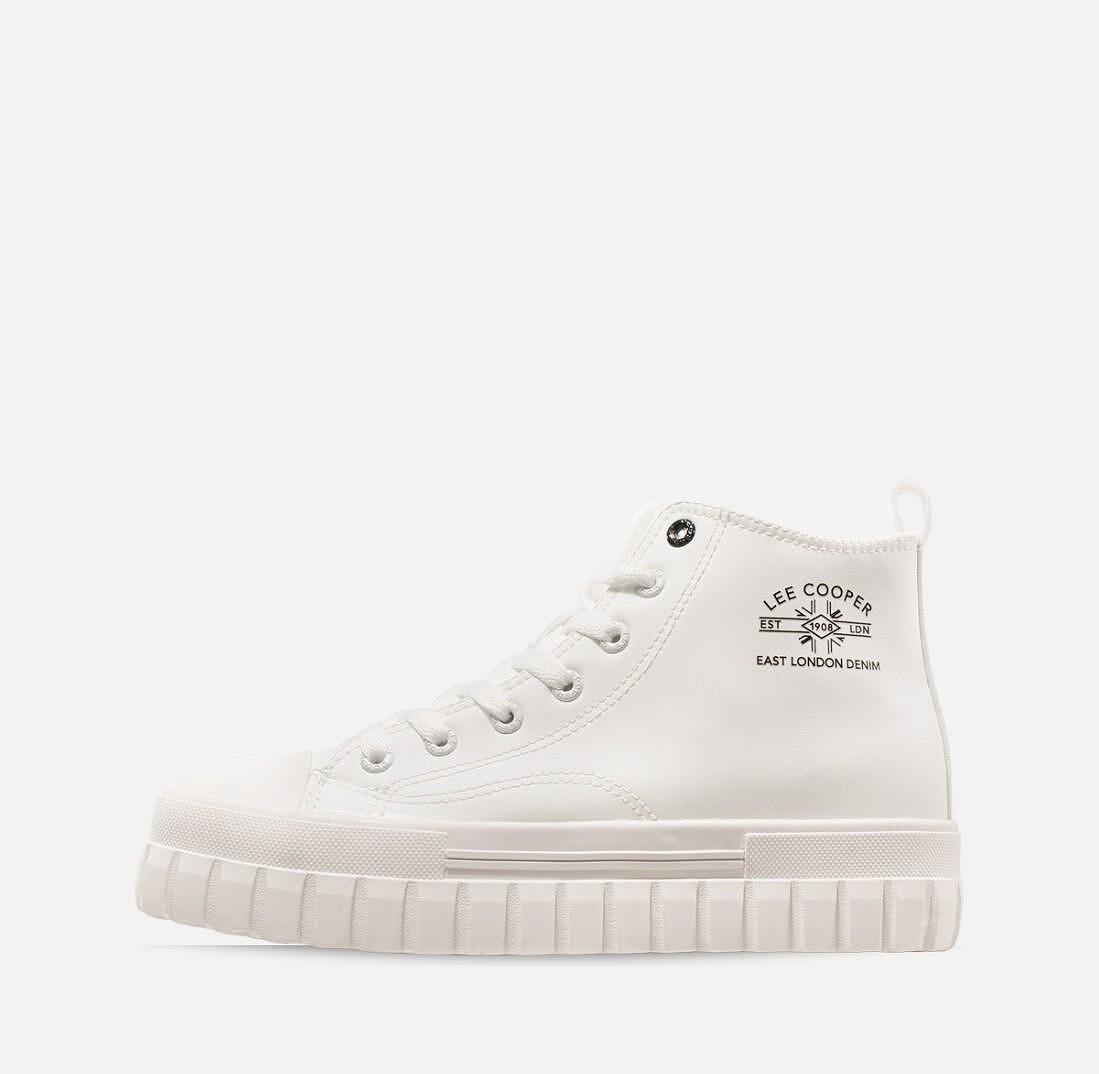 Кецове на платформа Lee Cooper White G-702-27-H