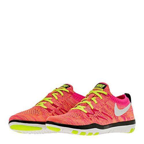Adidași damă NIKE FREE TR FOCUS FLYKNIT Oranj/Roz