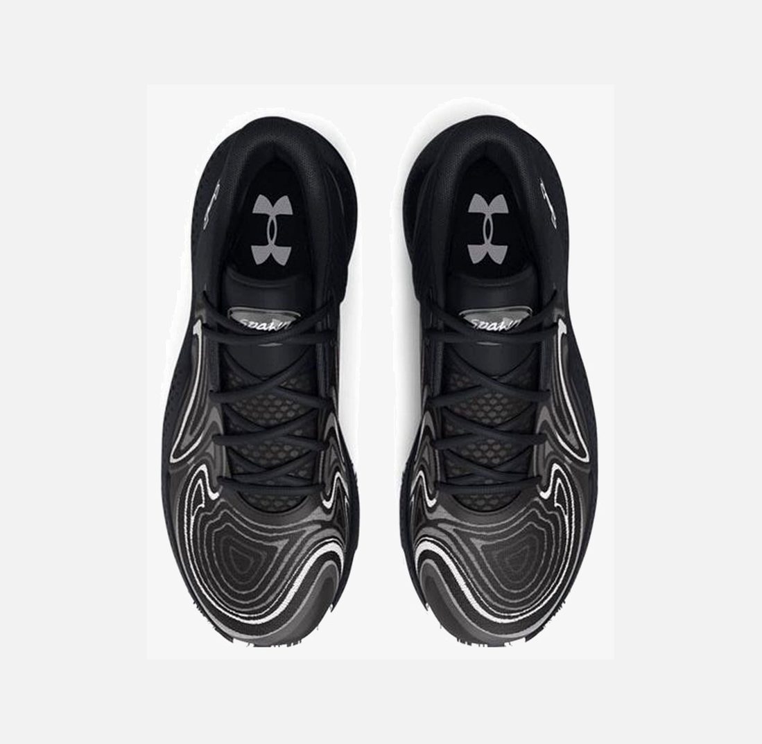 Мъжки баскетболни маратонки Under Armour Spawn 6 Mid Black / Distant Gray / Mod Gray 3027647-001
