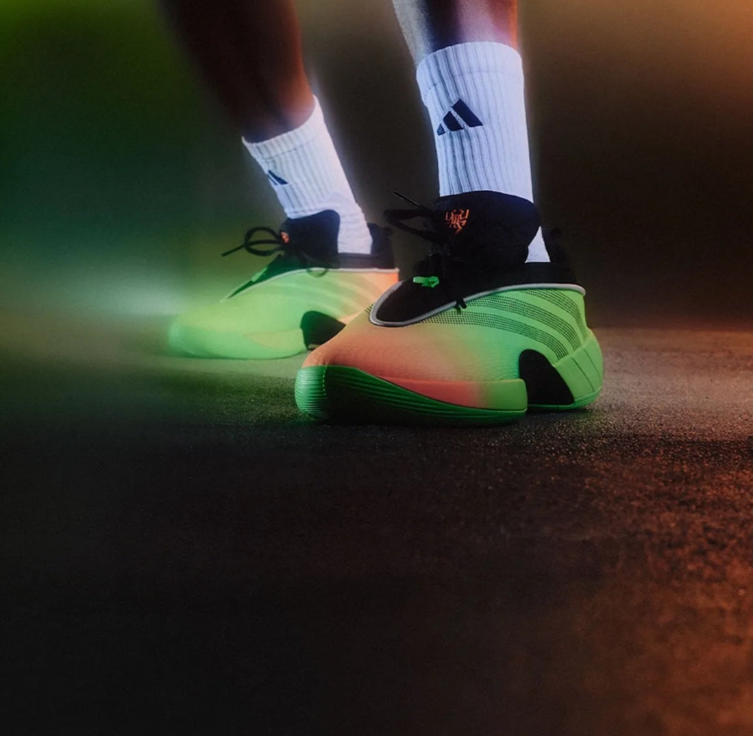 Мъжки баскетболни обувки ADIDAS D.O.N. Issue 7 Lime/Black/Orange JS2592