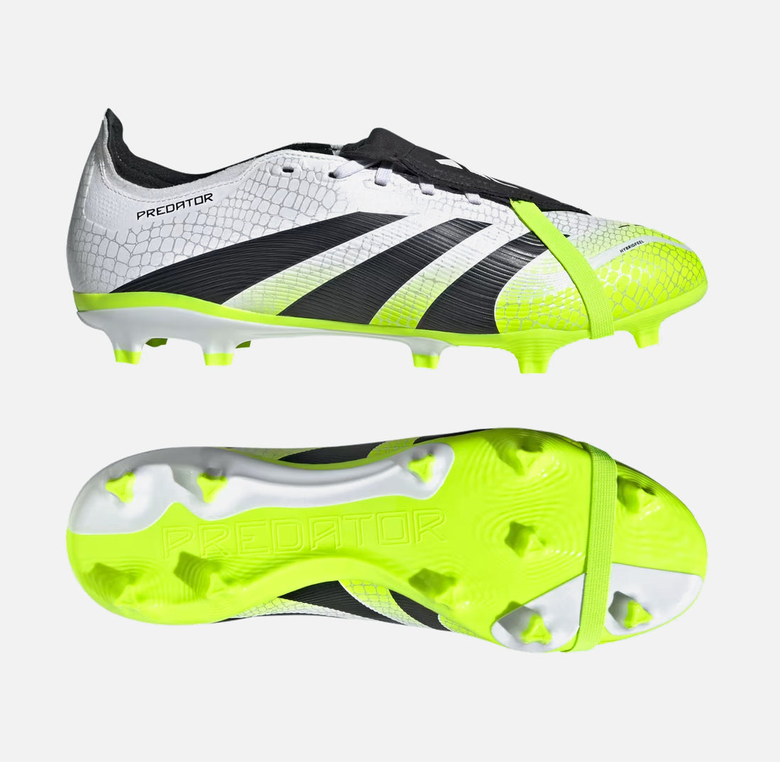 Мъжки футболни обувки калеври ADIDAS Predator League FT FG/MG White/Black/Lime JI1111