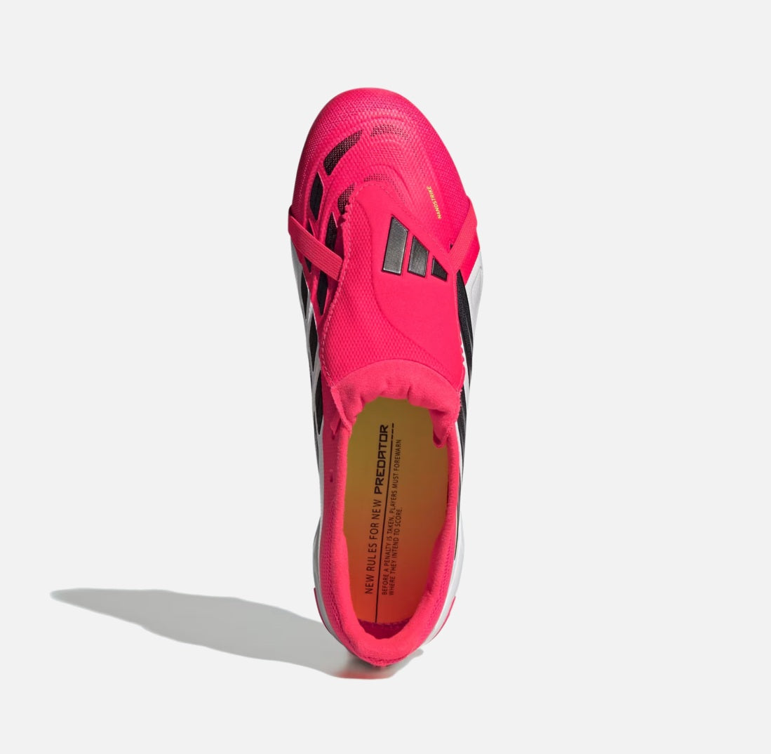 Мъжки футболни обувки калеври ADIDAS Predator League FT FG White/Pink/Black JS0422