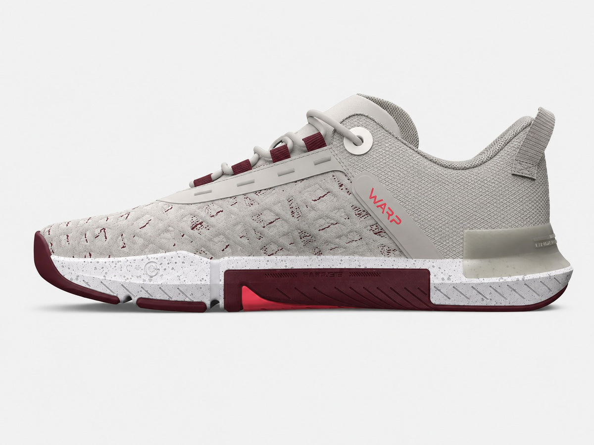 Мъжки маратонки Under Armour TriBase Reign 5 White Clay/Deep Red/Beta 3026021-302