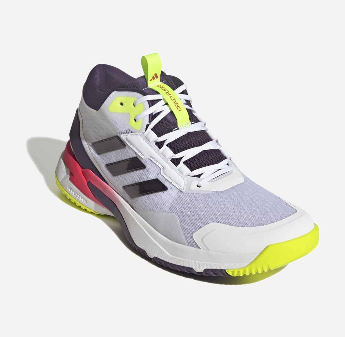 Мъжки маратонки за волейбол ADIDAS Crazyflight 6 Mid White/Silver/Red HP7037