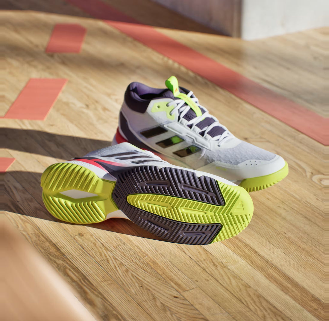 Мъжки маратонки за волейбол ADIDAS Crazyflight 6 Mid White/Silver/Red HP7037