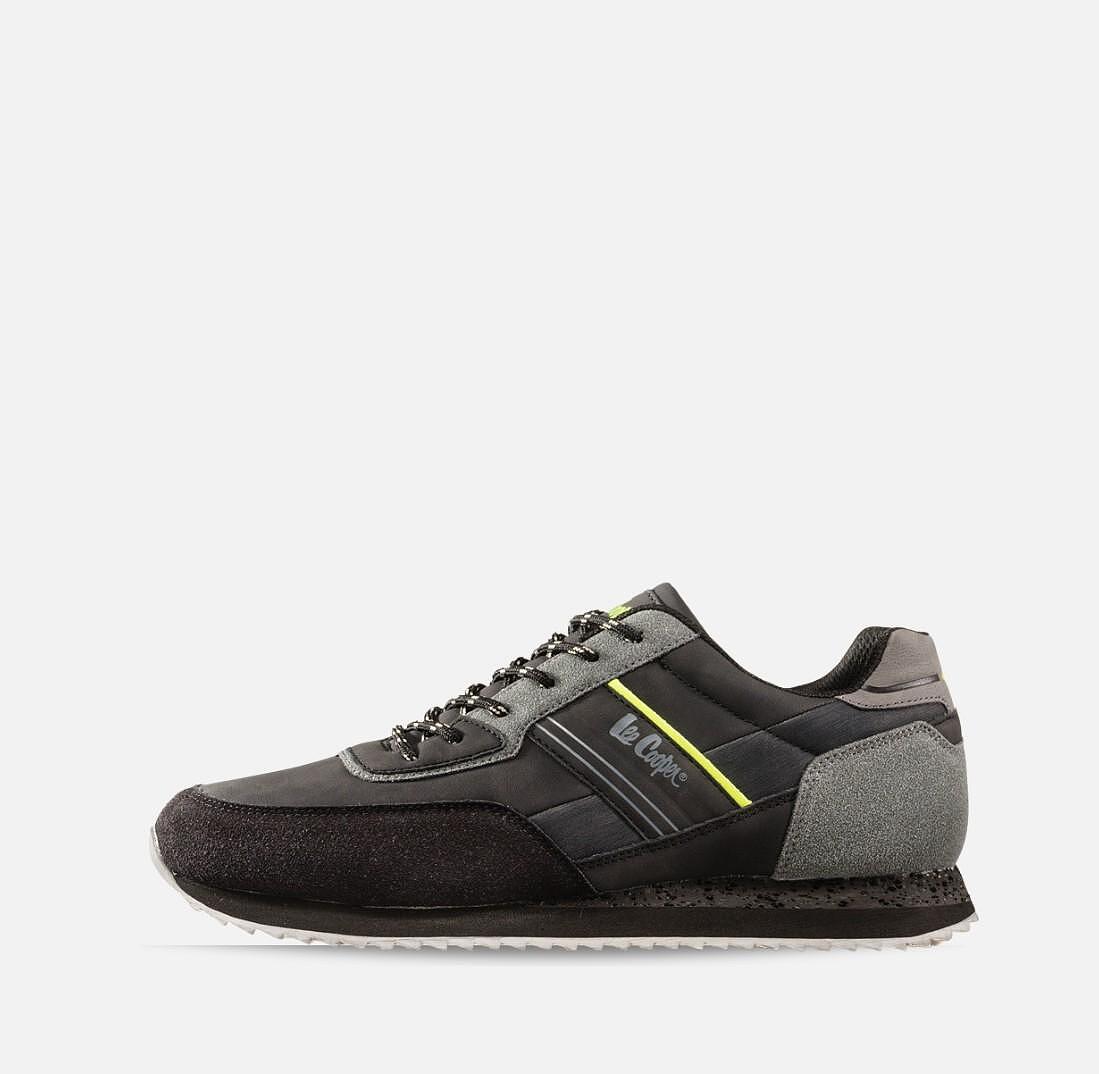 Мъжки маратонки Lee Cooper Black/Grey 702-16
