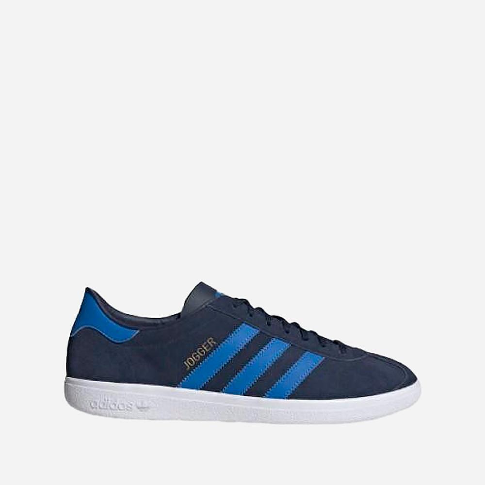 Încălțăminte sport ADIDAS Jogger Albastre piele întoarsă naturală