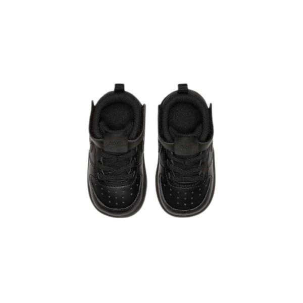 Ghete sport pentru bebeluși NIKE COURT BOROUGH Negru