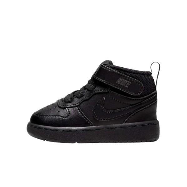 Ghete sport pentru bebeluși NIKE COURT BOROUGH Negru