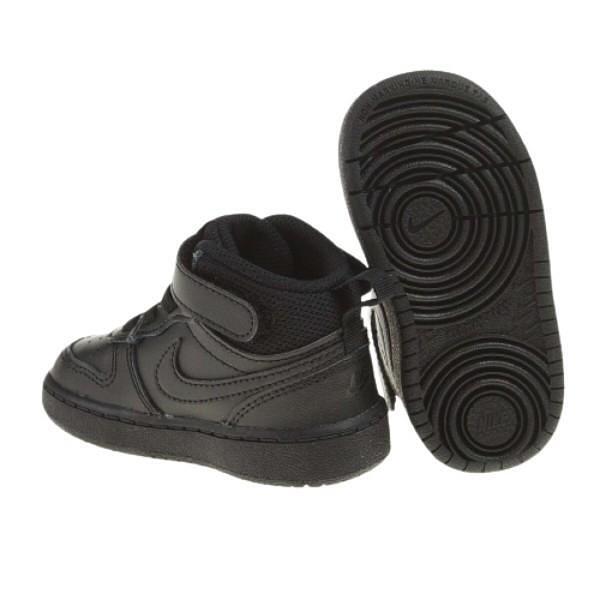 Ghete sport pentru bebeluși NIKE COURT BOROUGH Negru