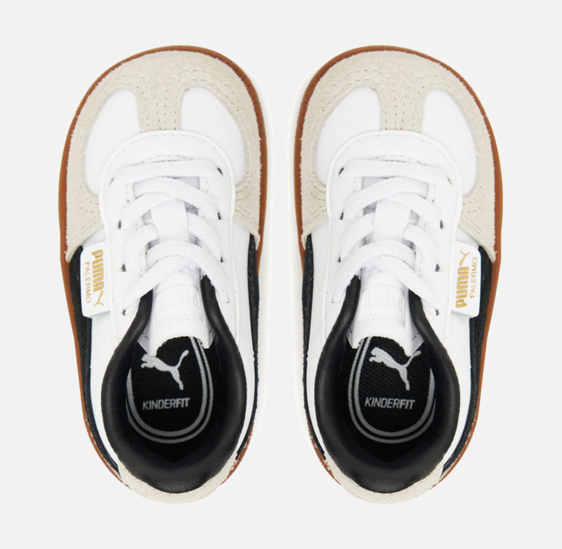 Бебешки маратонки PUMA Palermo LTH AC INF White/Black/Gum 397277-01