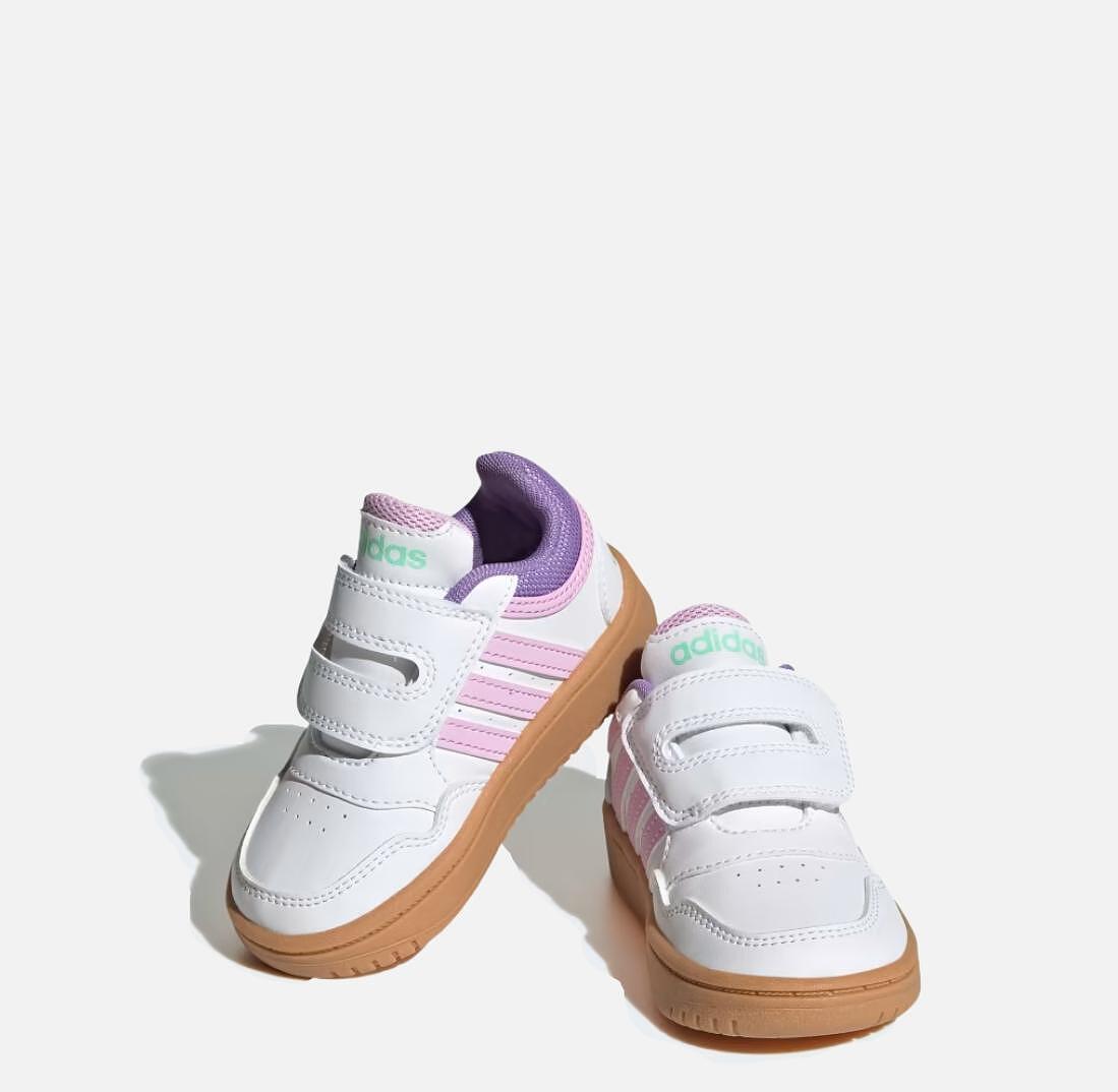 Бебешки маратонки Adidas Hoops 3.0 CFI White/Violet HP9046