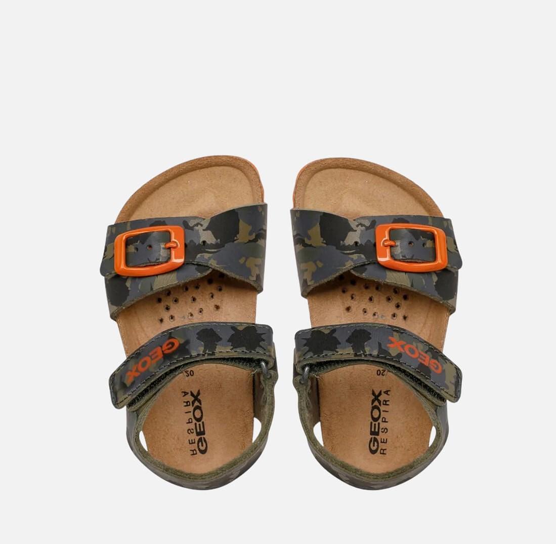 Βρεφικά πέδιλα GEOX Chalki Military B922QA C0623