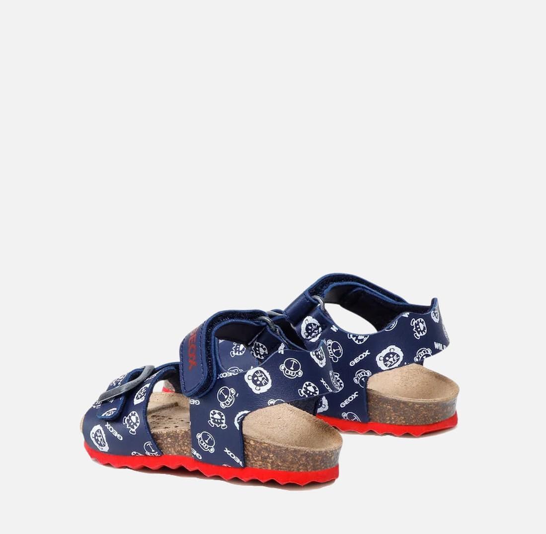 Παιδικά πέδιλα GEOX Chalki Navy Blue Anime B922QA C0735