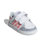 Βρεφικά αθλητικά παπούτσια ADIDAS BREAKNET Λευκό/Ροζ