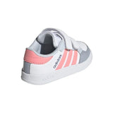 Βρεφικά αθλητικά παπούτσια ADIDAS BREAKNET Λευκό/Ροζ