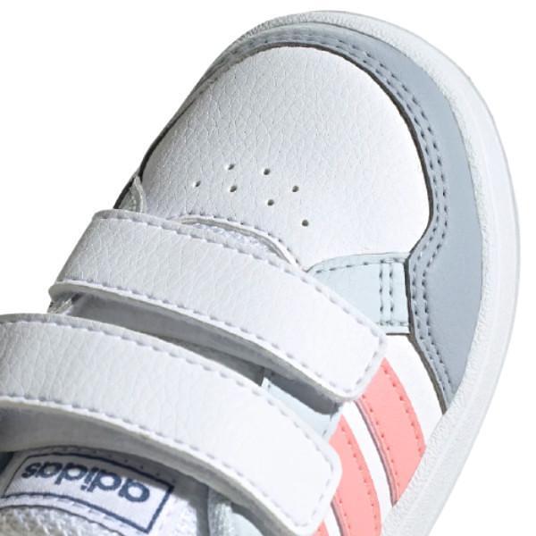 Βρεφικά αθλητικά παπούτσια ADIDAS BREAKNET Λευκό/Ροζ