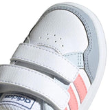 Βρεφικά αθλητικά παπούτσια ADIDAS BREAKNET Λευκό/Ροζ