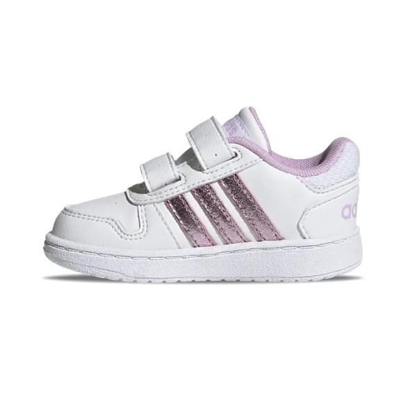 Бебешки спортни обувки ADIDAS HOOPS Бяло