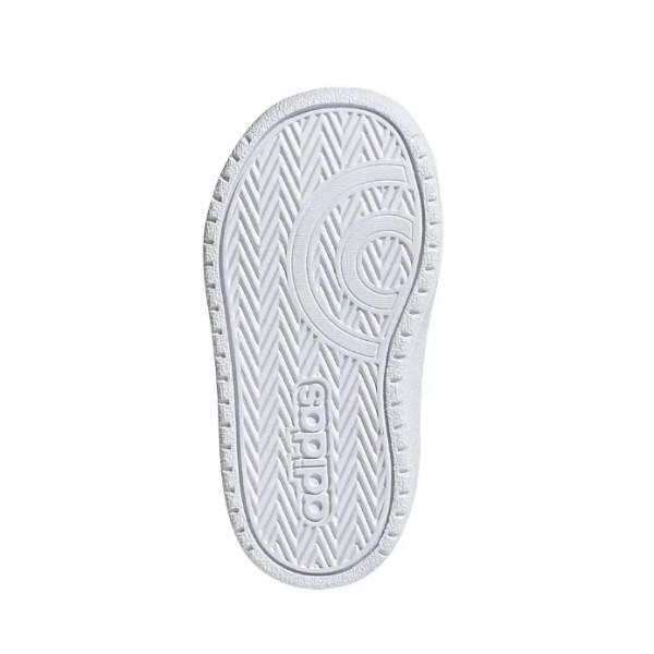 Бебешки спортни обувки ADIDAS HOOPS Бяло