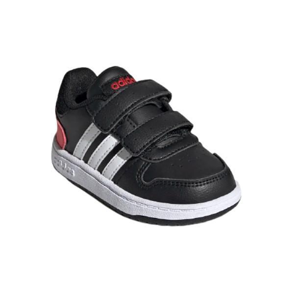Βρεφικά αθλητικά παπούτσια ADIDAS HOOPS Μαύρο