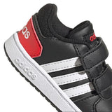 Βρεφικά αθλητικά παπούτσια ADIDAS HOOPS Μαύρο