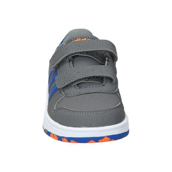 Încălțăminte sport pentru bebeluși ADIDAS HOOPS gri