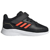 Încălțăminte sport pentru bebeluși ADIDAS RUNFALCON Negru cu dungi roșii
