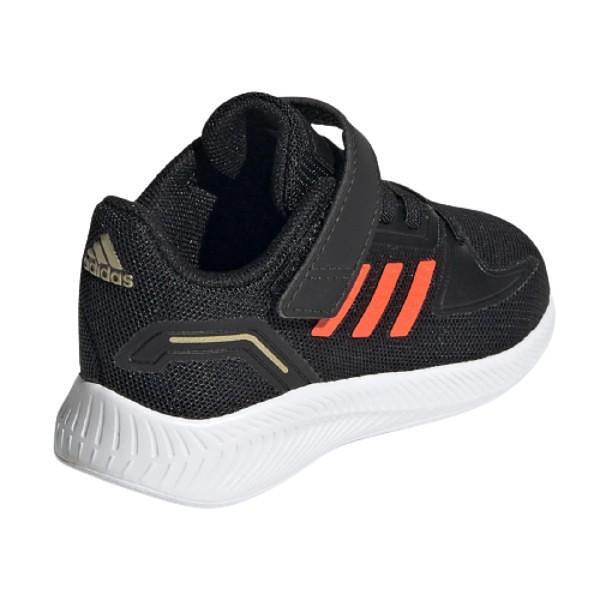 Încălțăminte sport pentru bebeluși ADIDAS RUNFALCON Negru cu dungi roșii