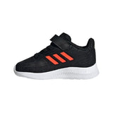 Încălțăminte sport pentru bebeluși ADIDAS RUNFALCON Negru cu dungi roșii
